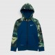 Nike Therma-FIT Graphic Sleeve Full-Zip Hoodie Blue & Green / Pre Owned